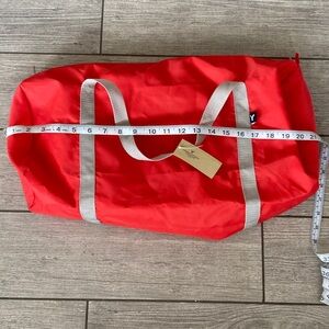 NWT American Eagle Red Orange Duffel Bag